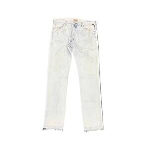 NEW GALLERY DEPT. men's art on display jeans in light wash indigo blue